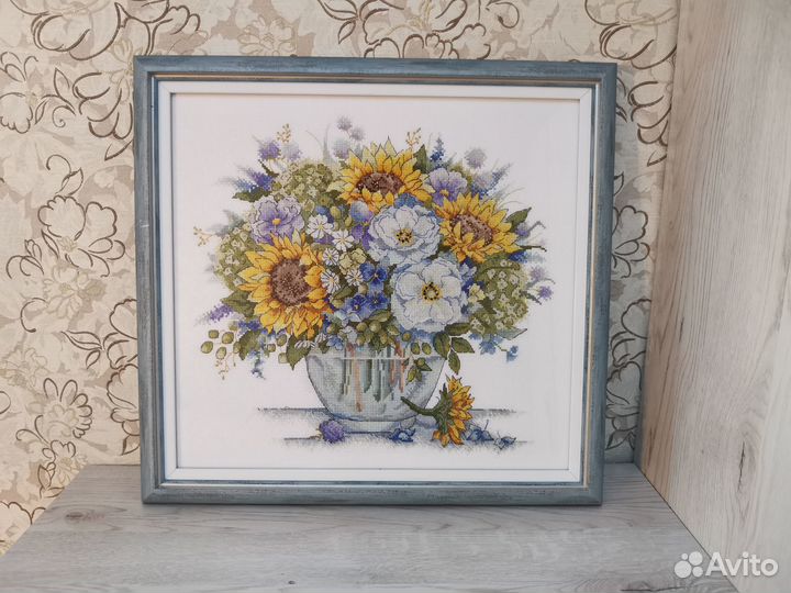 Картина вышитая крестом