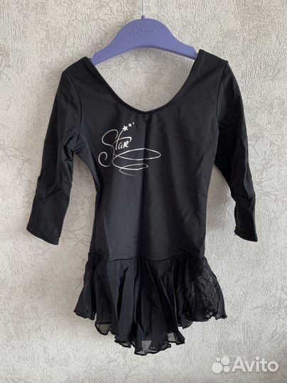 Гимнастический купальник с юбочкой