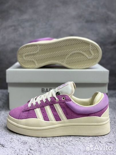 Кроссовки Adidas campus bad bunny фиолетовые