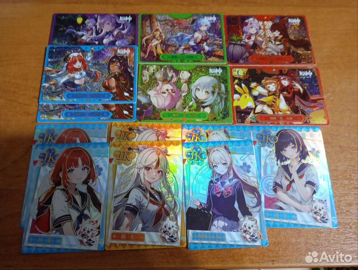Коллекционные карточки геншин