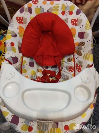 Детские электронные качели graco