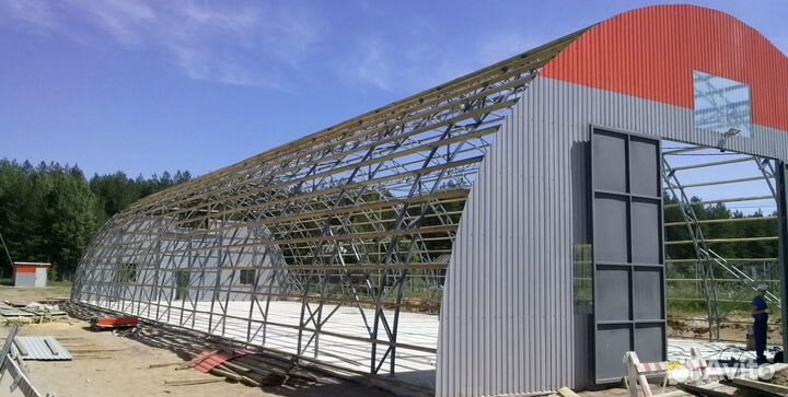 Быстровозводимые ангары и зернохранилище