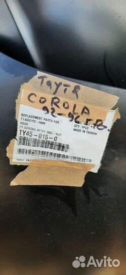 Капот на toyota Corona