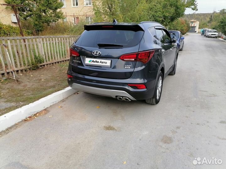 Hyundai Santa Fe 2.2 AT, 2016, 134 000 км