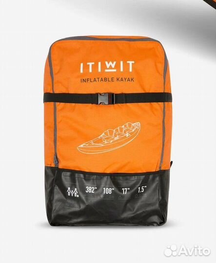 Каяк надувной itiwit 3 (надувная байдарка, каноэ)