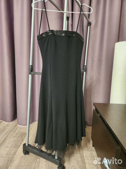 Платье женское 42 44 черное вечернее