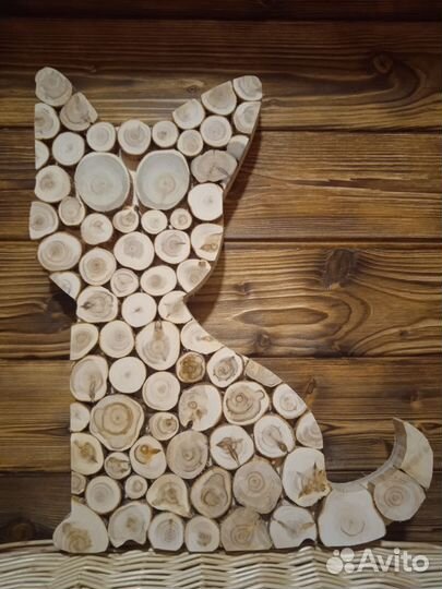 Панно из можжевельника