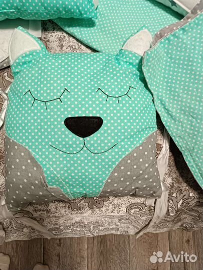 Бортики в детскую кроватку