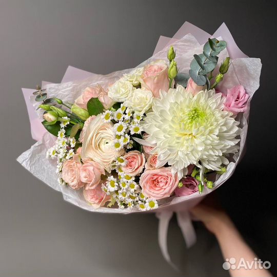 Живые цветы букеты