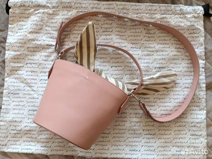 Сумка Max Mara Weekend кожа натуральная