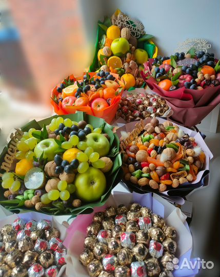 Вкусные подарки, съедобные букеты и шоколад