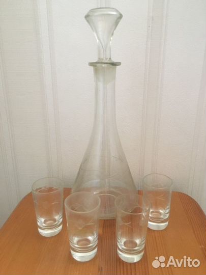 Графин СССР и стопочки