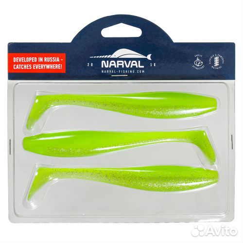 Силиконовая приманка Narval Choppy Tail 14cm #004