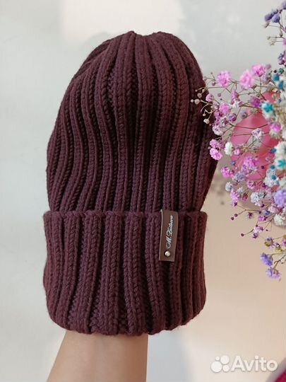 Шапка женская вязаная