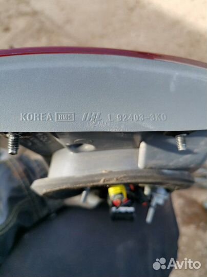 Фонарь задний левый Hyundai Sonata NF G4KC 2007