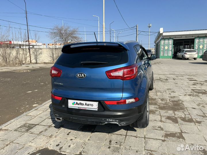 Kia Sportage 2.0 МТ, 2013, битый, 201 900 км