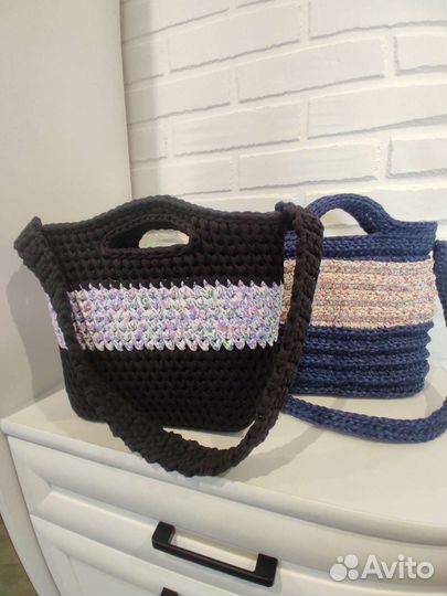 Вязаные сумки на заказ