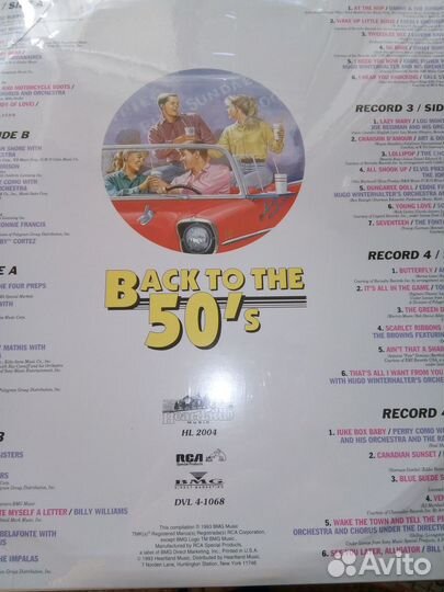 Back To The 50's 4x LP New