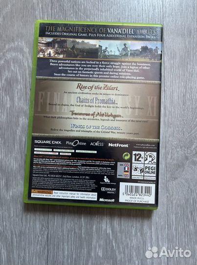 Final Fantasy XI 11 xbox 360