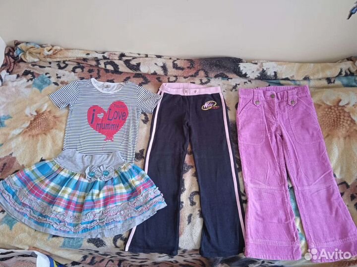 Вещи 116-122 рост пакетом