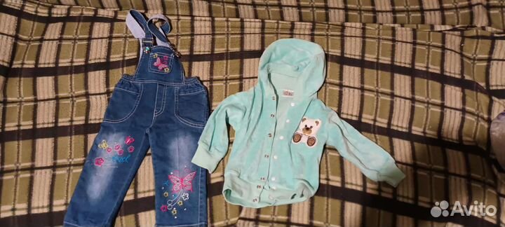 Тёплые вещи на девочку 80р