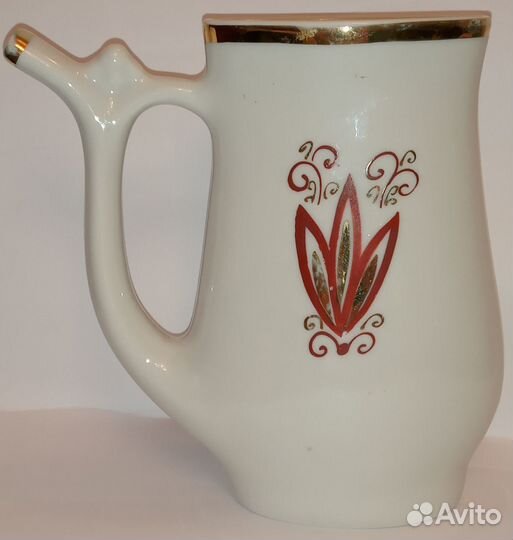 Поильник курортный, фарфор, Кисловодск (СССР), 70е