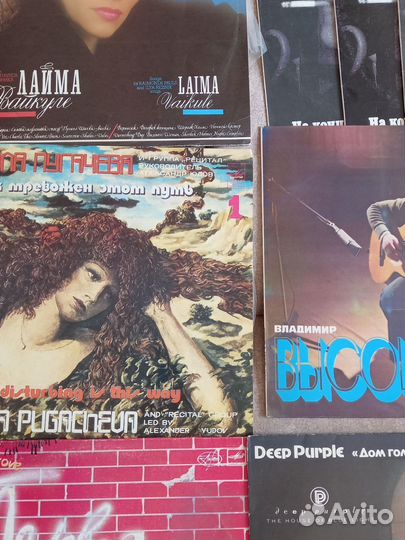Пластинки винил СССР винтаж разные