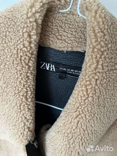 Пальто Zara женское 42 / пальто тедди Zara