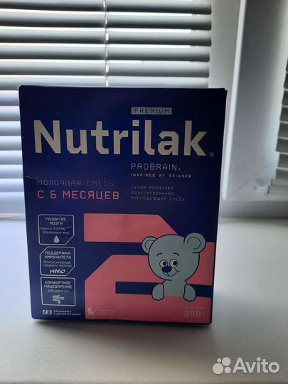 Смесь nutrilak 2, каша heinz рисовая безмолочная