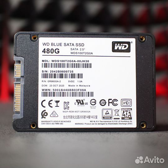 SSD WD Blue 480 Gb