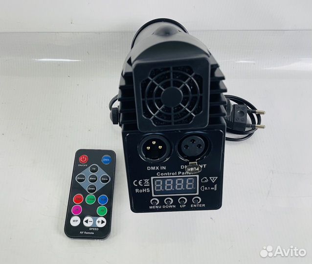 Пинспот (Pinspot) 12w, rgbw, DMX-512 + пульт ду