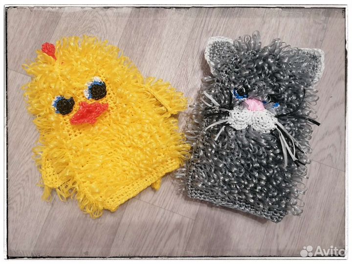 Мочалка-игрушка