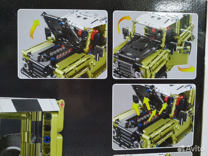 Конструктор Техник Джип Land Rover, 883 деталей