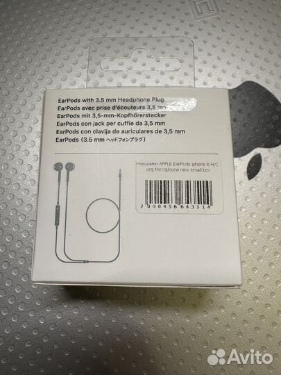 Продам EarPods Headphone Plug