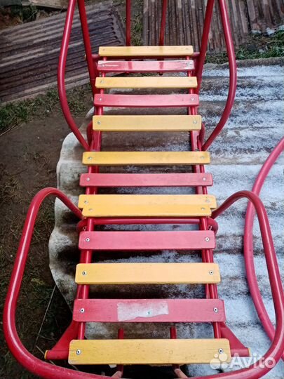 Санки двухместные