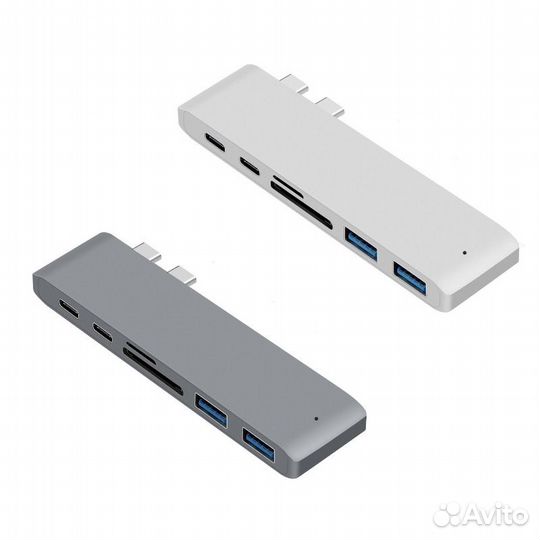 USB Хаб Type-C 6в1 на MacBook bronка