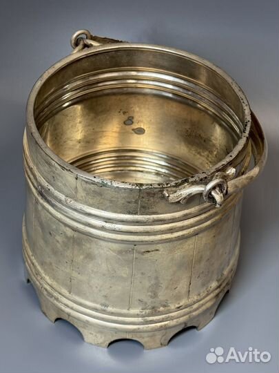 Старинное Ведро Для Шампанского Варшава Клеймо