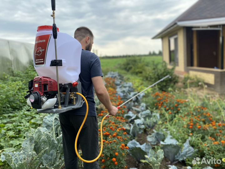 Опрыскиватель садовый бензиновый
