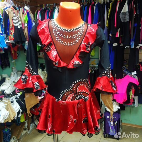 Платье для фигурного катания на рост 110-116