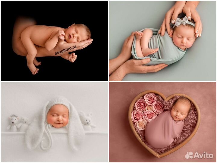 Фотосессия новорожденного Премиум