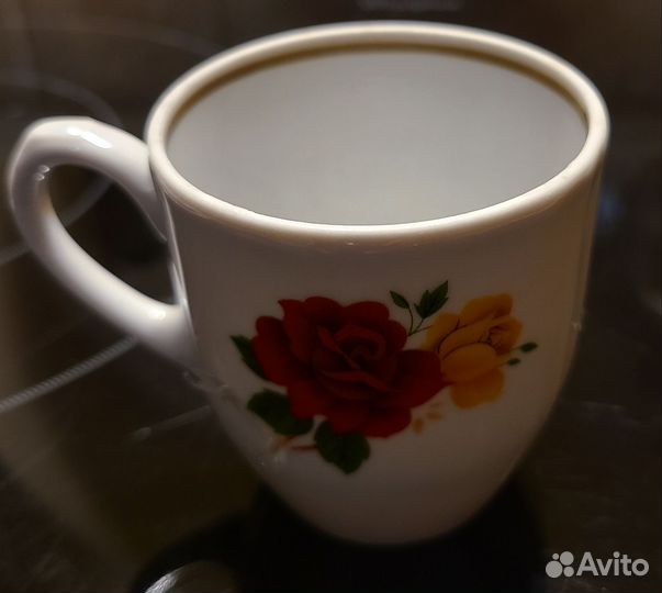 Кофейное трио Вербилки(Дмитровский фарфоровый з-д