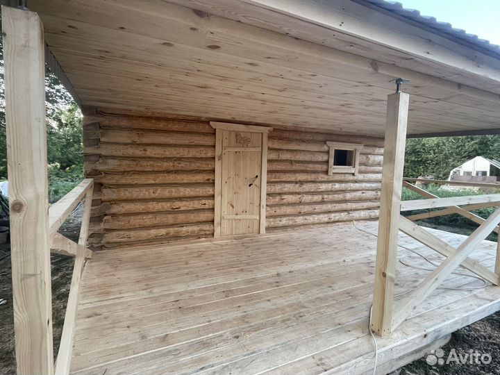 Сруб бани 6х4 под ключ
