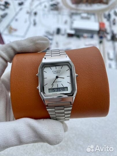 Часы casio quartz унисекс