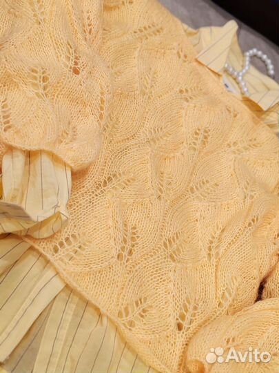 Свитер паутинка из мохера