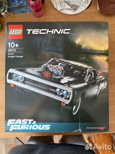 Lego Technic 42111 dodge charger доминика торетто