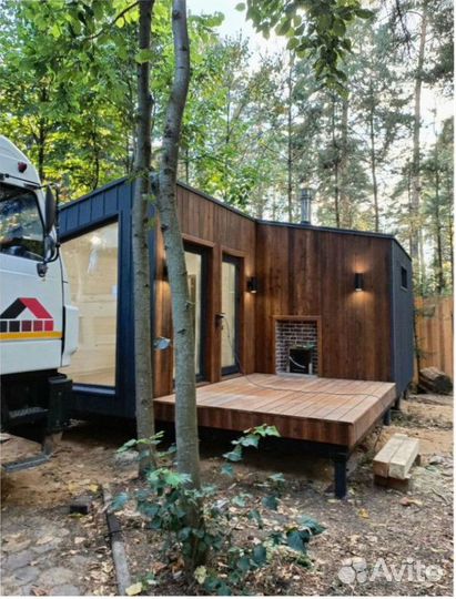 Каркасный всесезонный дом с доставкой 110 м кв, арт. вс-4127