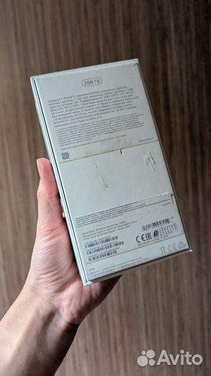 Коробка от iPhone X 256 гб