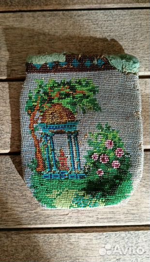 Кисет бисерный, Россия, 19 век