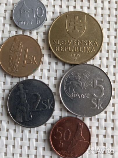 Монеты Словакии