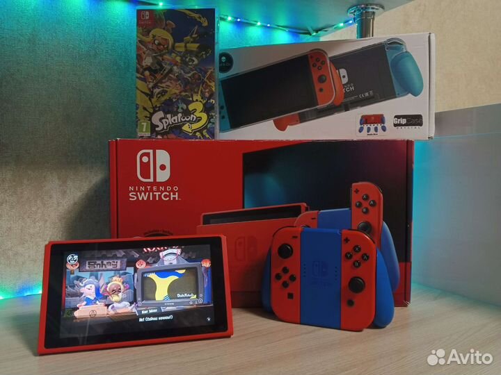 Консоль Nintendo switch + игра Splatoon 3